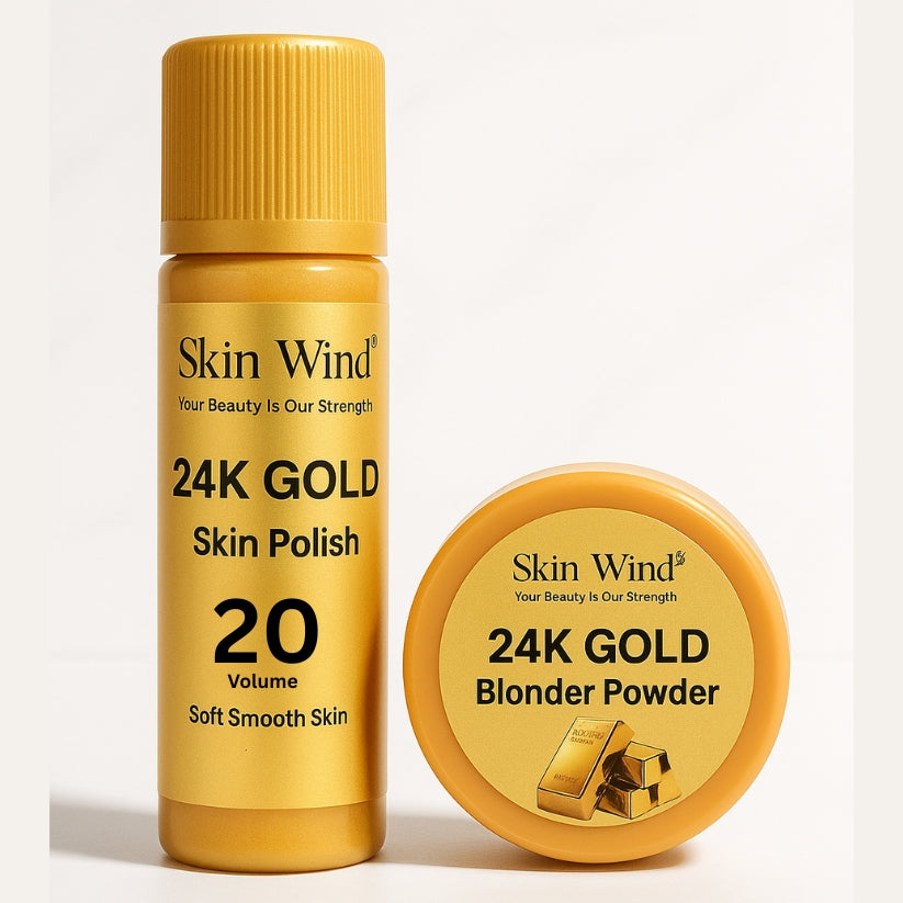 24k Gold Polish + Whitening Cream Free 🎁 With 100% Results