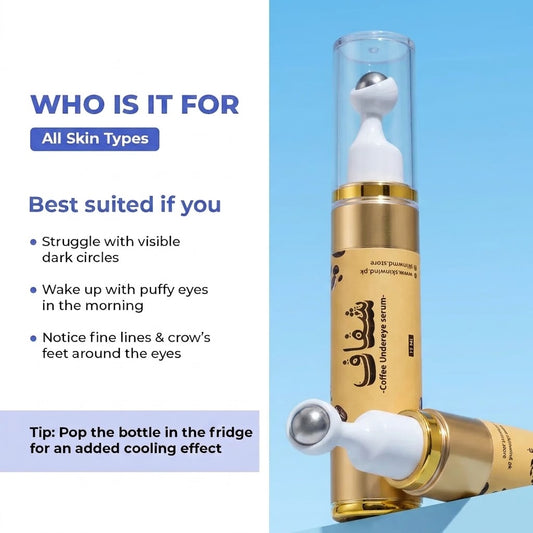 Ultra Shafaf Serum with Metal Eye Roller