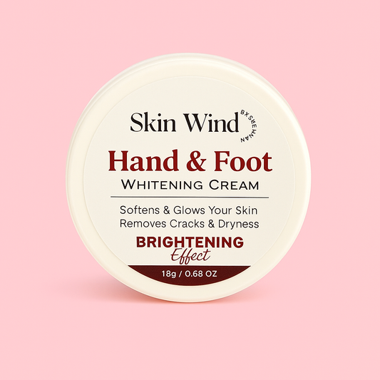 Permanent hand and foot whitening cream